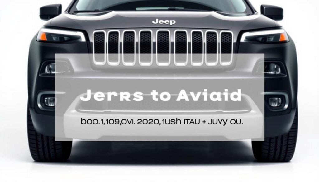 Jeep Cherokee Trailhawk Years to Avoid