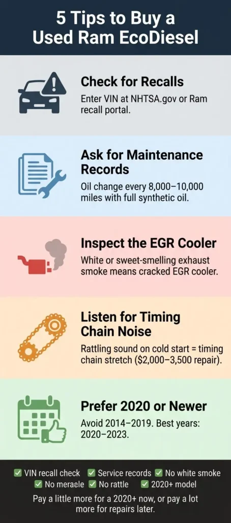 Ram Ecodiesel Years to Avoid: Tips for Buying a Used Ram EcoDiesel